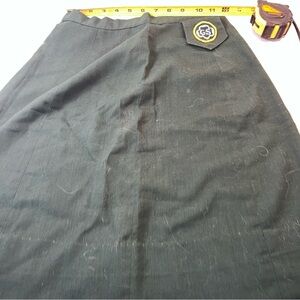 Elegant Dark Green A-Line Skirt